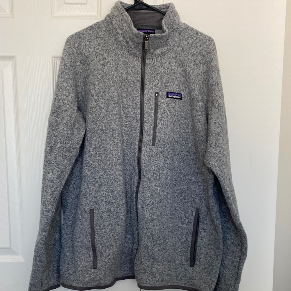 Gray Full-Zip Fleece Jacket